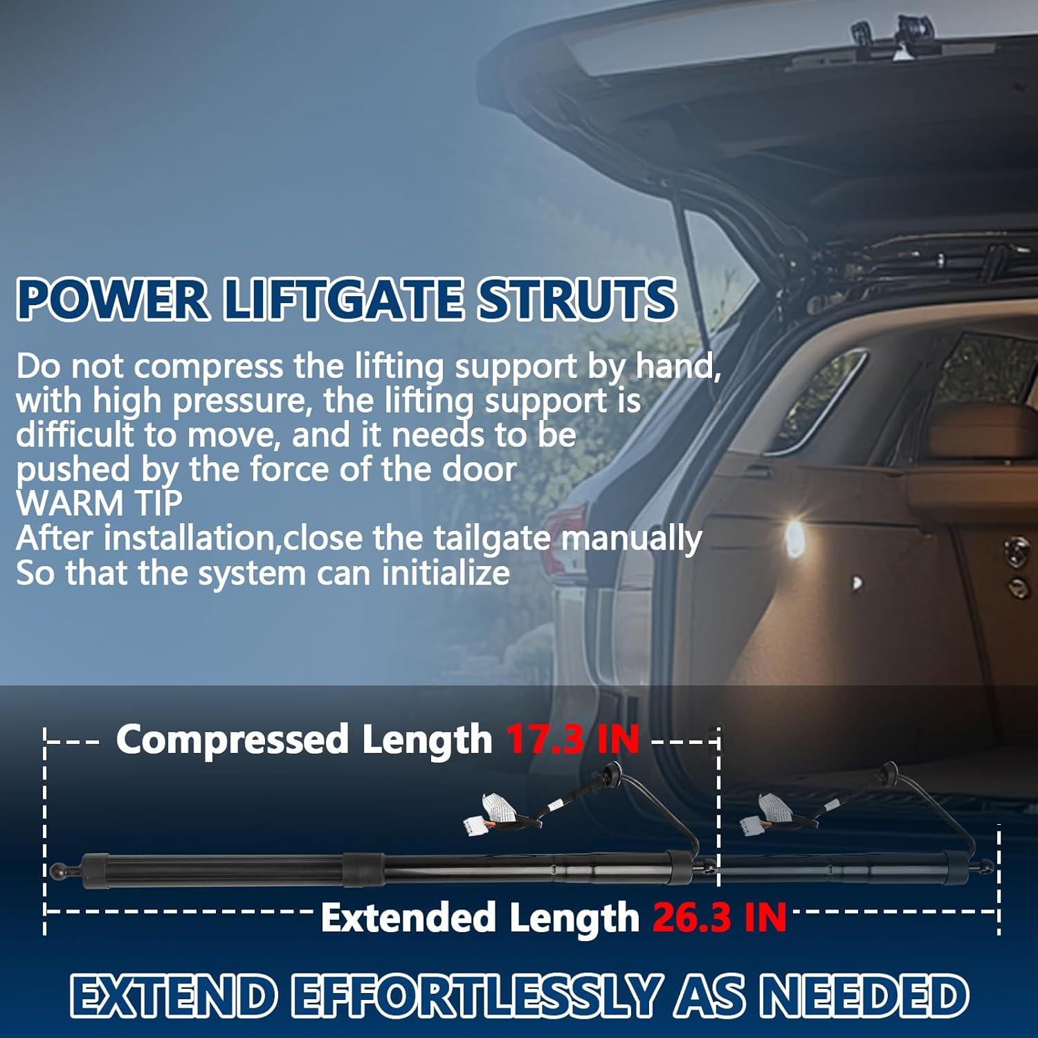 Amortiguadores eléctricos traseros B.ZSSY para Toyota Highlander 2014-2019