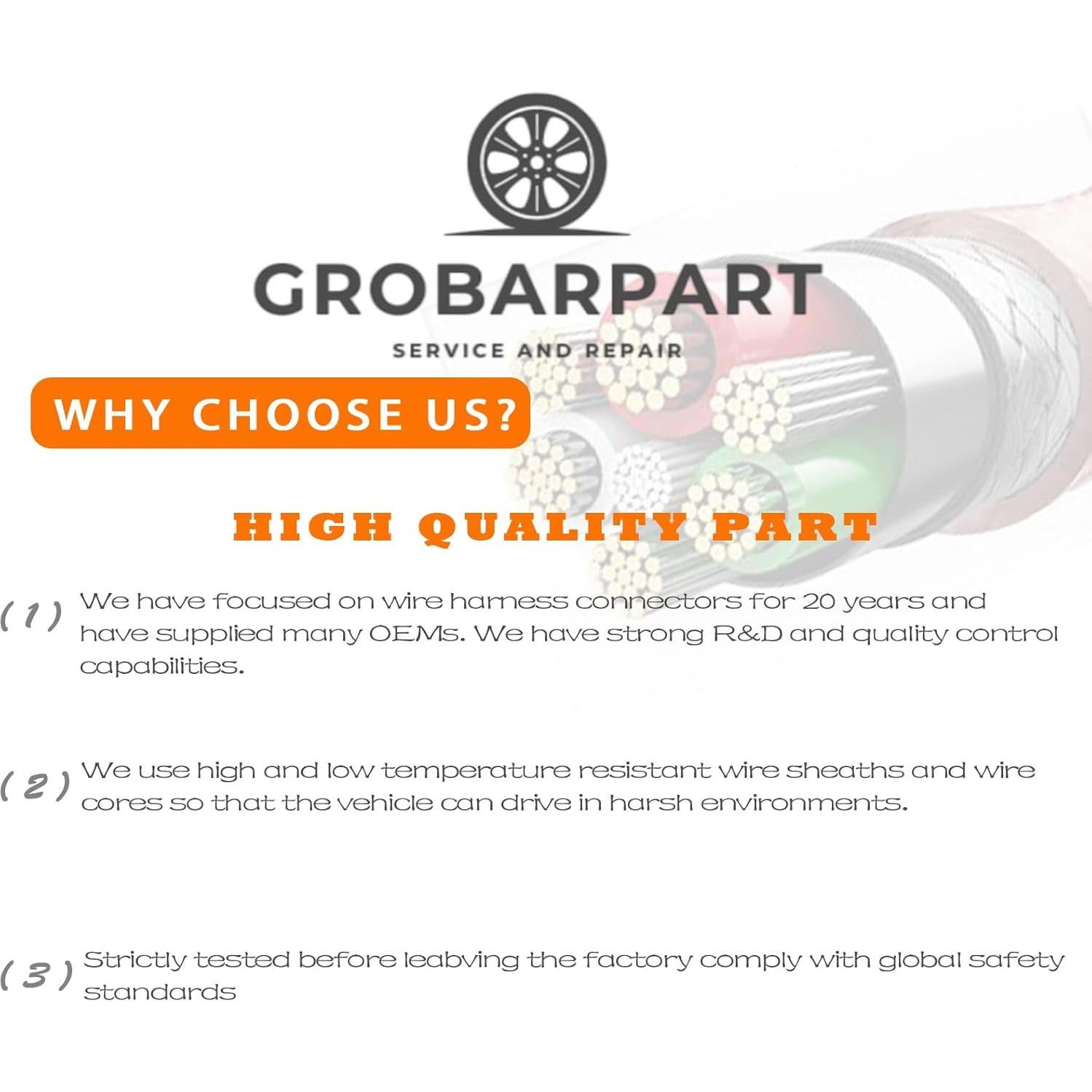 Conector de Ventilador de Refrigeración Radiador GROBARPART 3 Pin