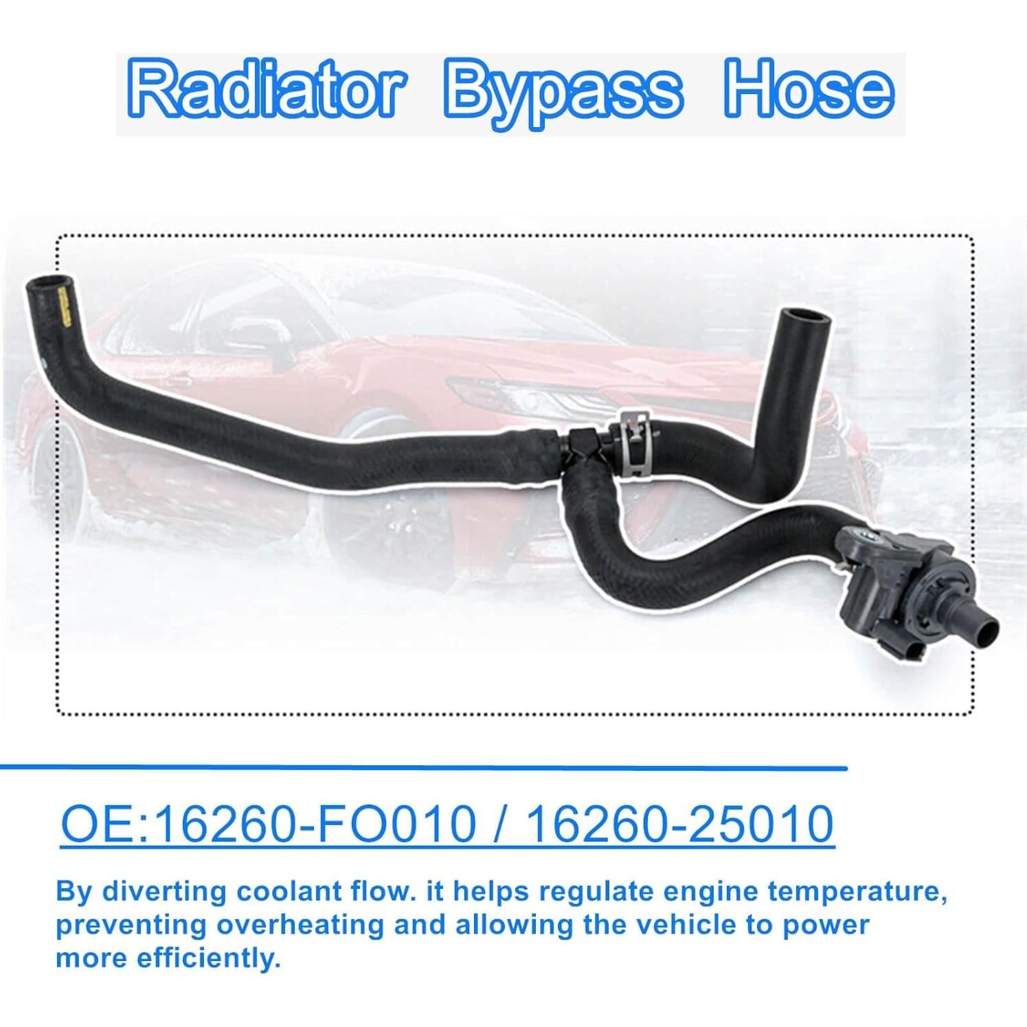 Manguera de Desvío del Radiador LDCRE 16260-F0010 para Toyota