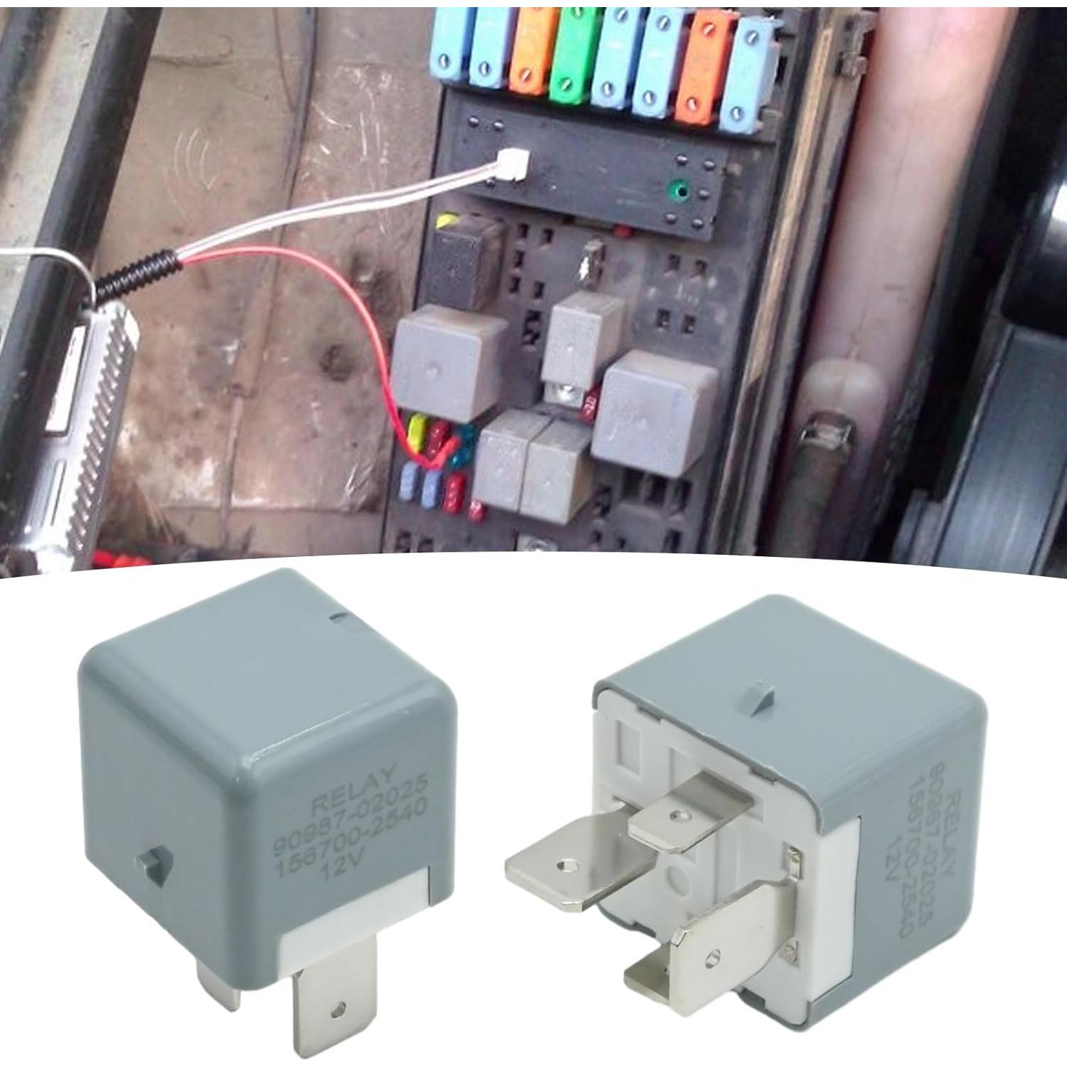 Relé de Ventilador de Enfriamiento 12V DC Hoypeyfiy para Lexus y Toyota