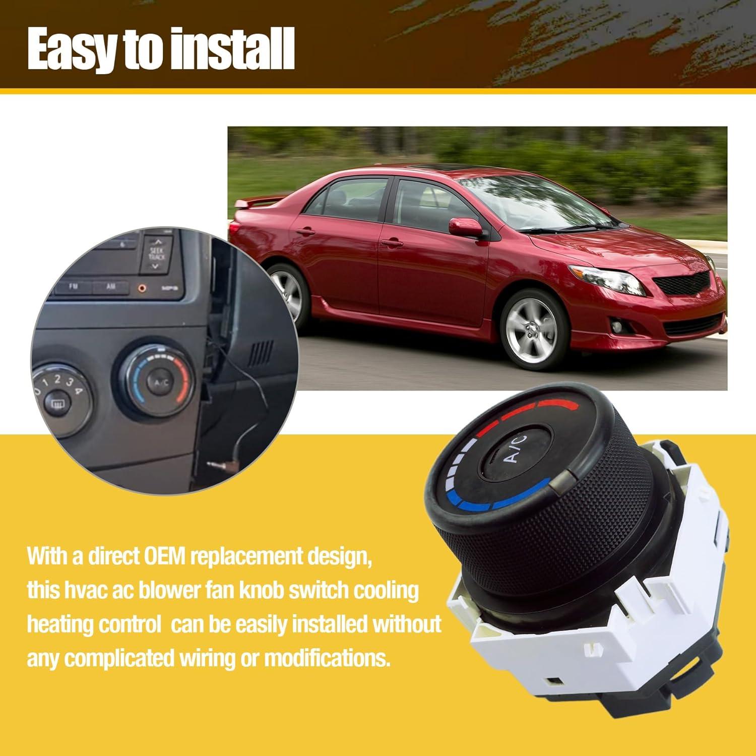 Interruptor Control Clima A/C Sxqddz 5590302091 para Toyota Corolla 2009-2013