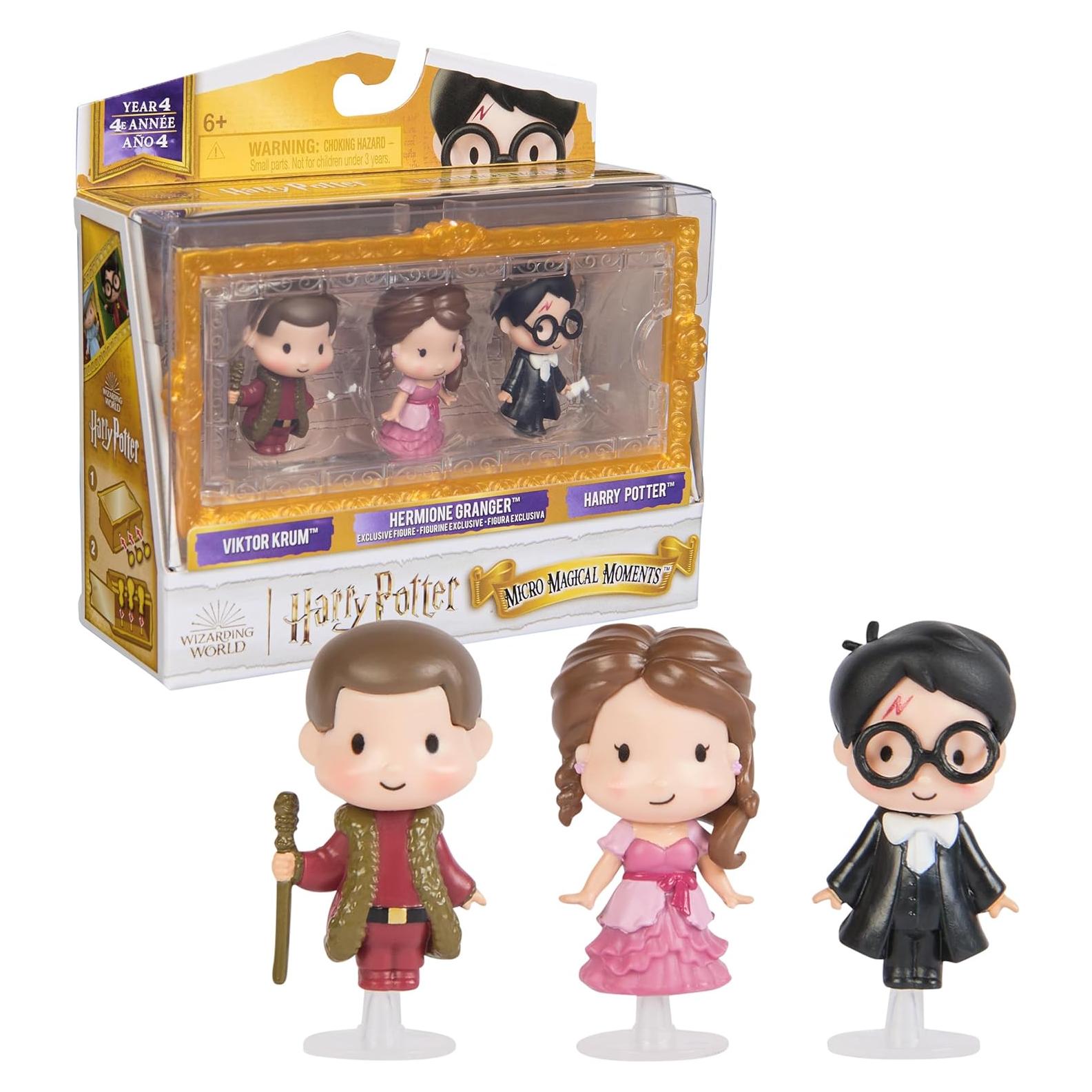 Set Figuras Micro Momentos Harry Potter Spin Master 3 Figuras