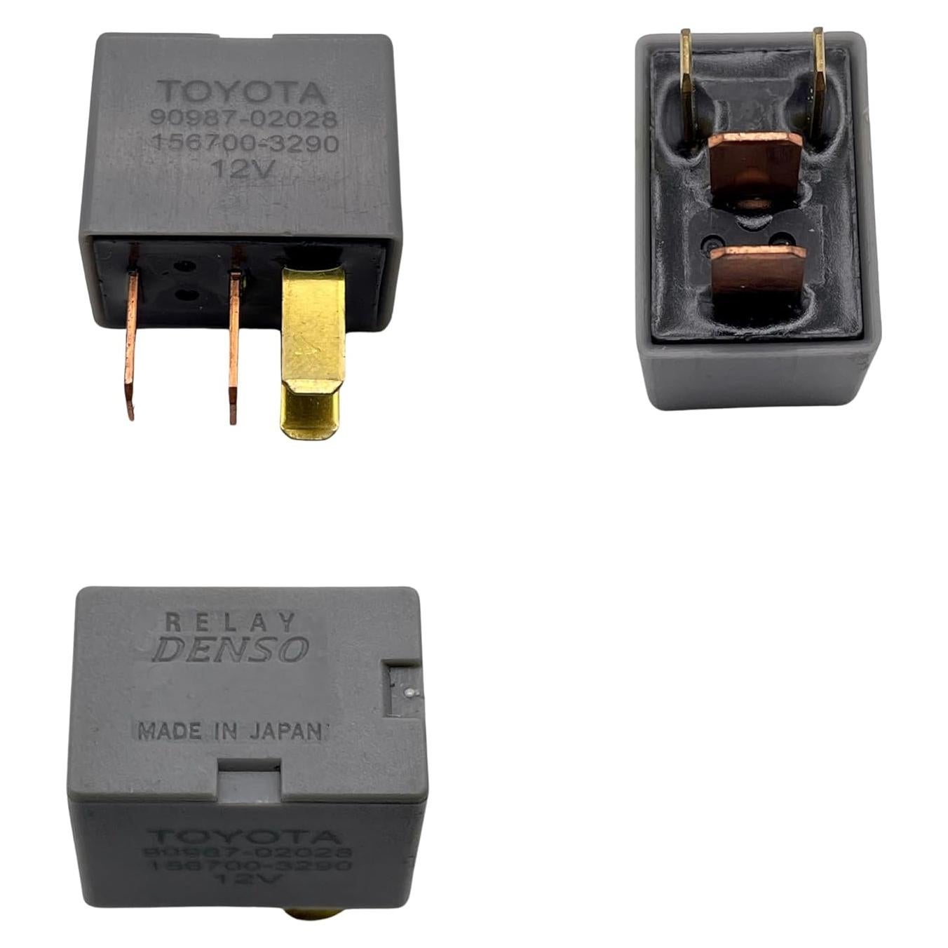 Relé de Reemplazo OEM Toyota A/C 90987-02028 4 Pines