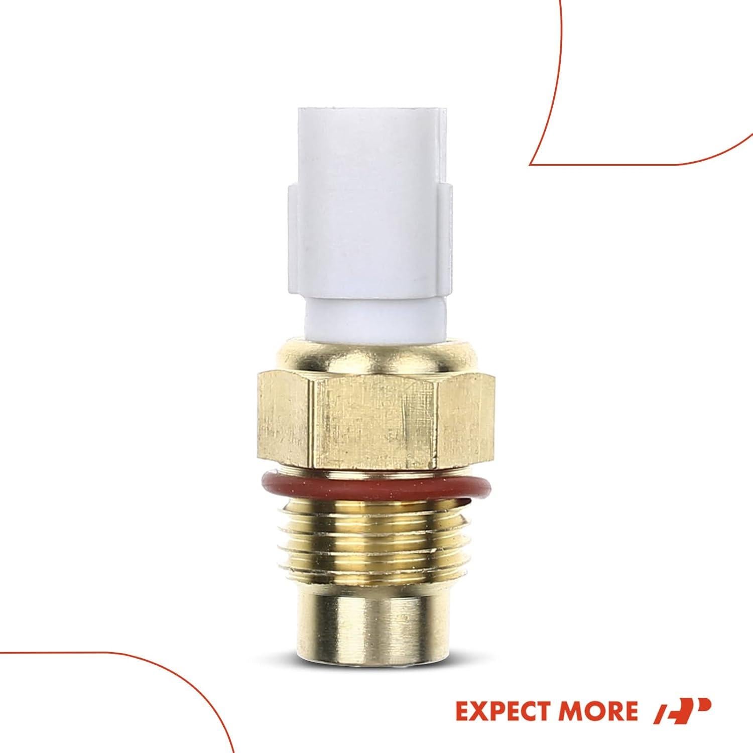 Sensor de Interruptor de Ventilador de Radiador A-Premium 1 Pin Negro