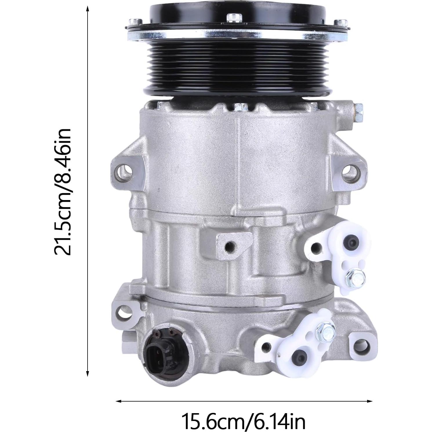 Compresor de A/C Mulcoll para Toyota Camry 2.4L y 2.5L