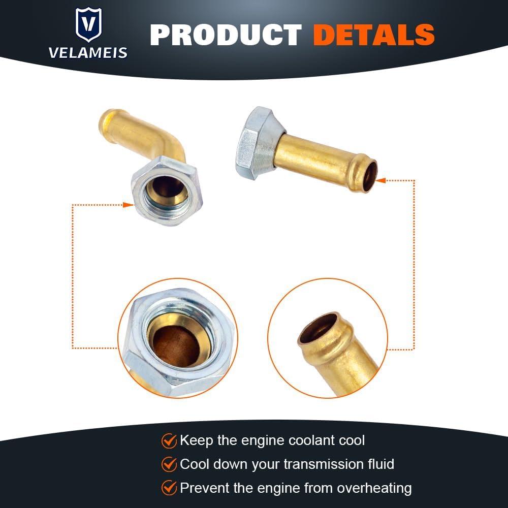 Conector de Radiador V VELAMEIS para Toyota Tacoma 1995-2004