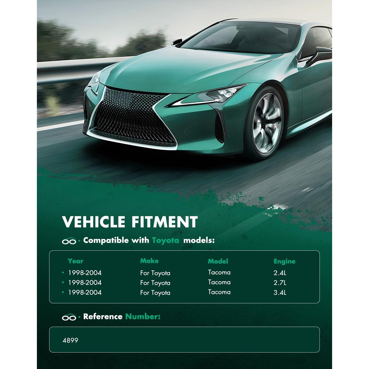 Condensador de A/C SCITOO para Toyota Tacoma 2.7L 1998-2004