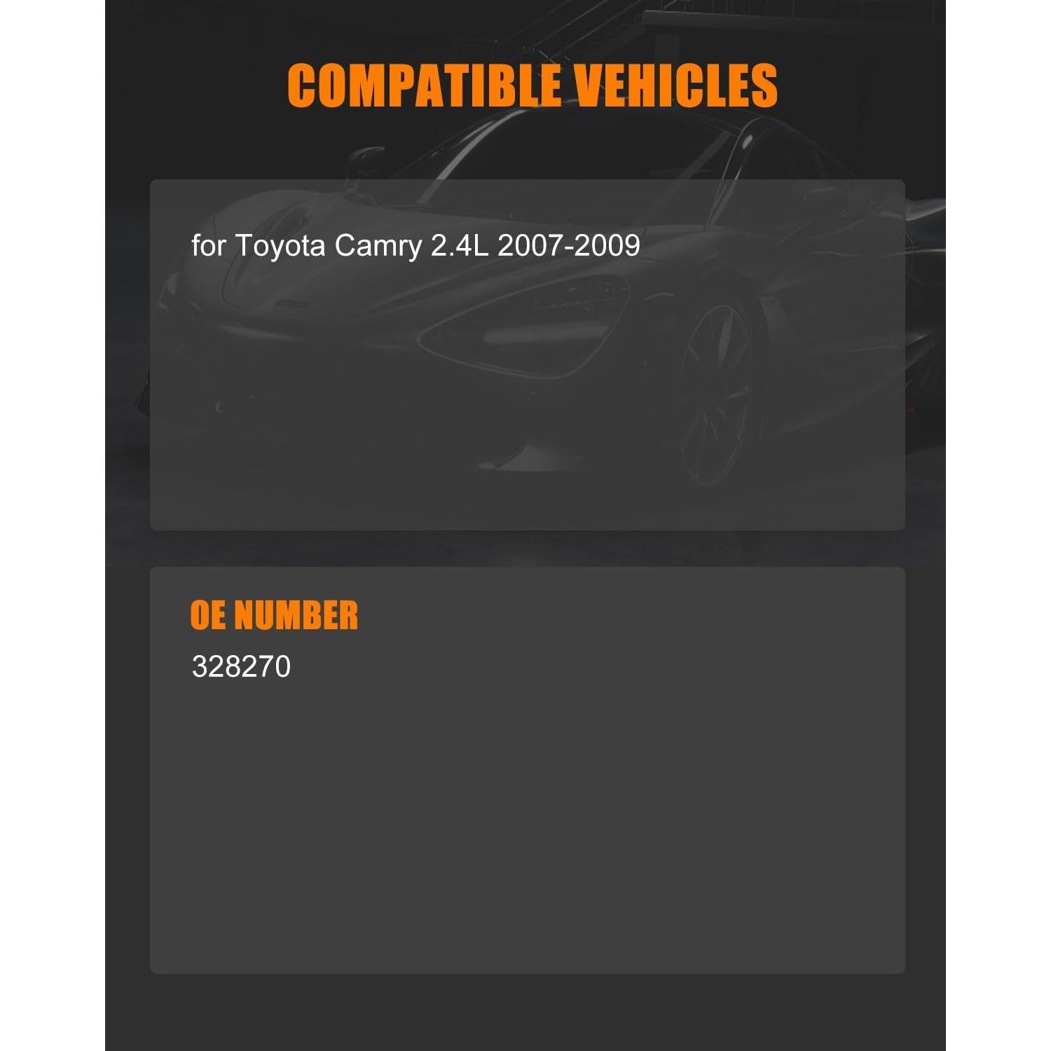 Ventilador de enfriamiento AZHZ para Toyota Camry 2007-2009