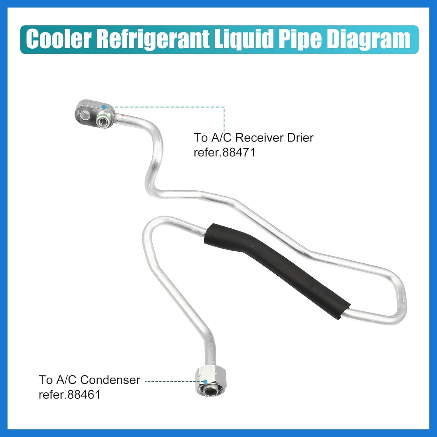 Tubería refrigerante A/C VekAuto para Toyota Tacoma 1997-2004