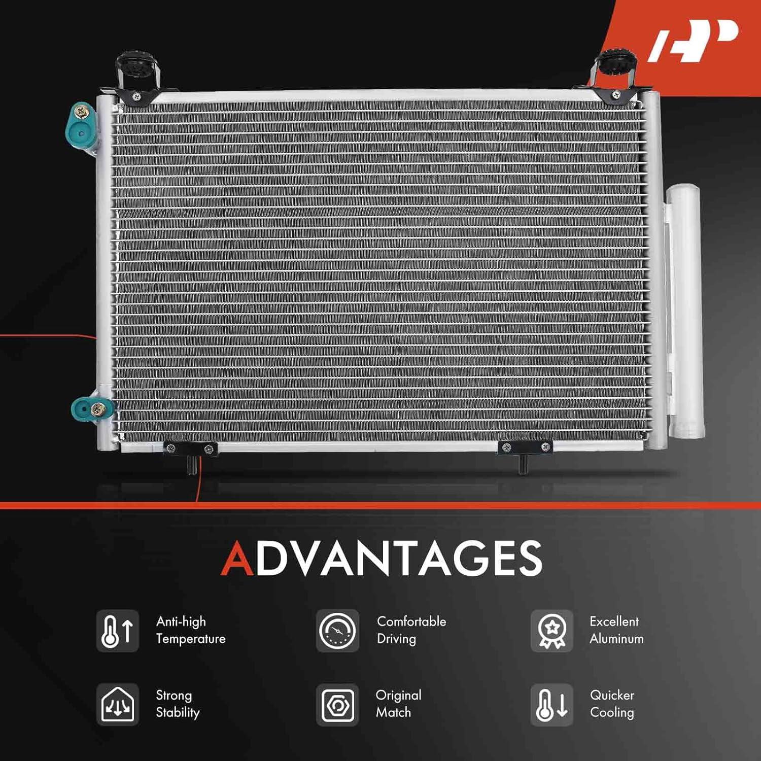 Kit Radiador y Condensador A-Premium Toyota Echo 2003-2005