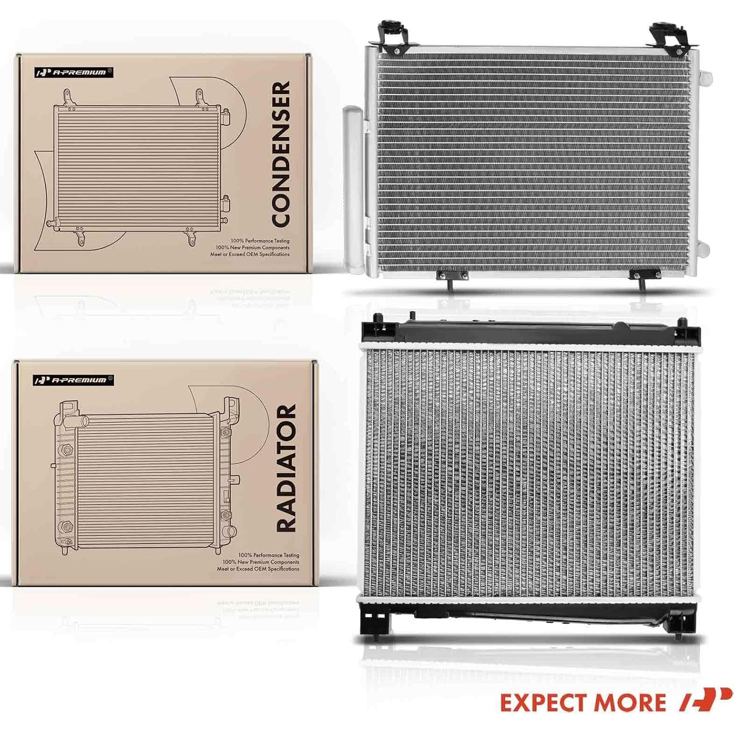 Kit Radiador y Condensador A-Premium Toyota Echo 2003-2005