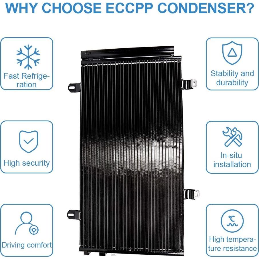 Condensador A/C ECCPP CU3396 para Toyota y Lexus 2007-2016
