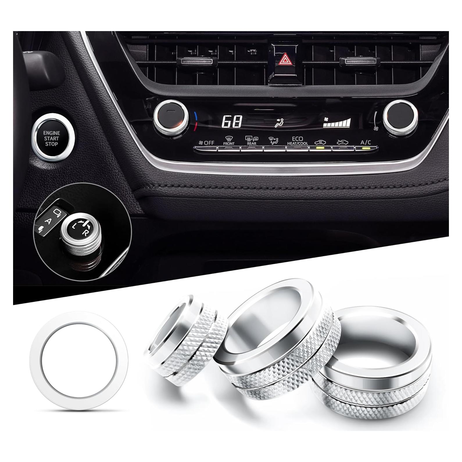 Cubierta de Perilla de Aluminio Polodunn para Toyota Corolla 2020-2026