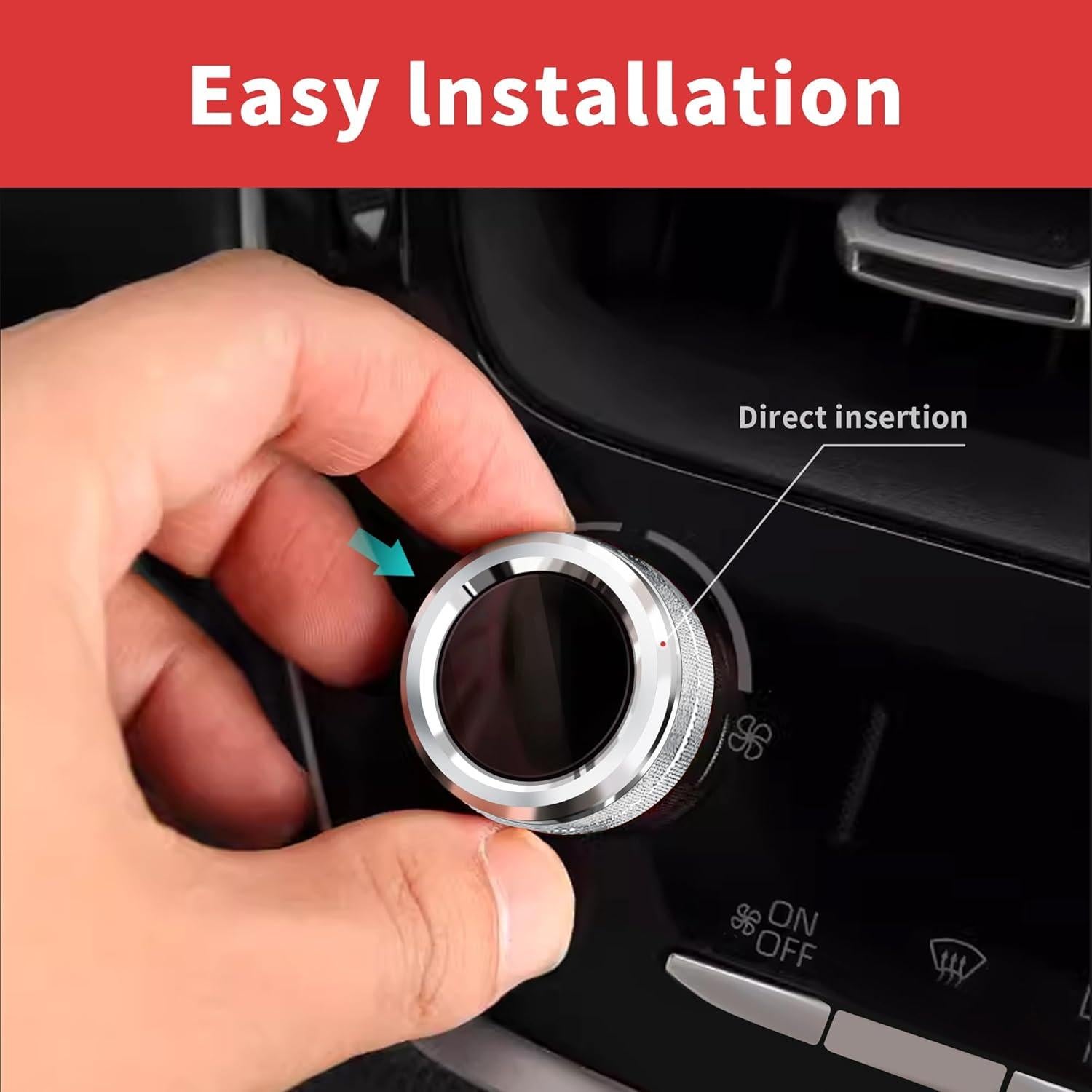 Cubierta de Perilla de Aluminio Polodunn para Toyota Corolla 2020-2026