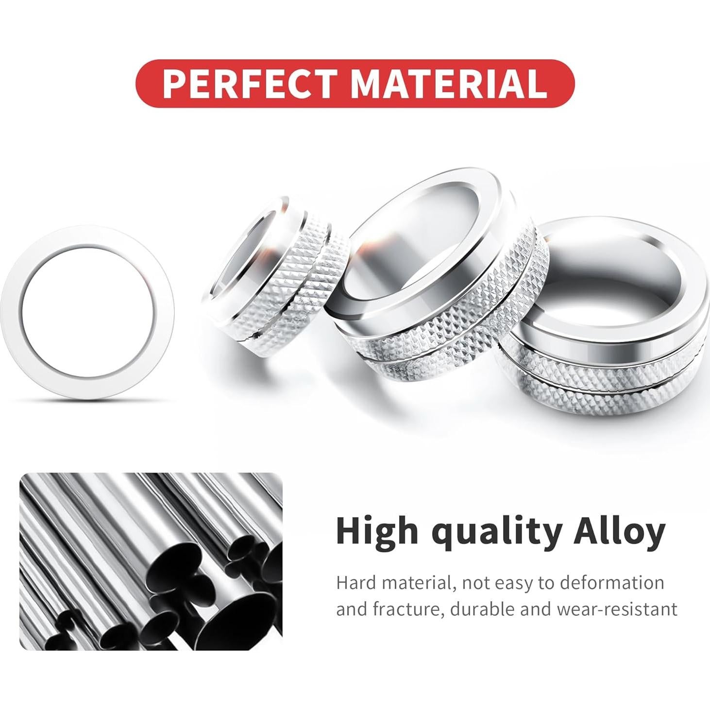 Cubierta de Perilla de Aluminio Polodunn para Toyota Corolla 2020-2026