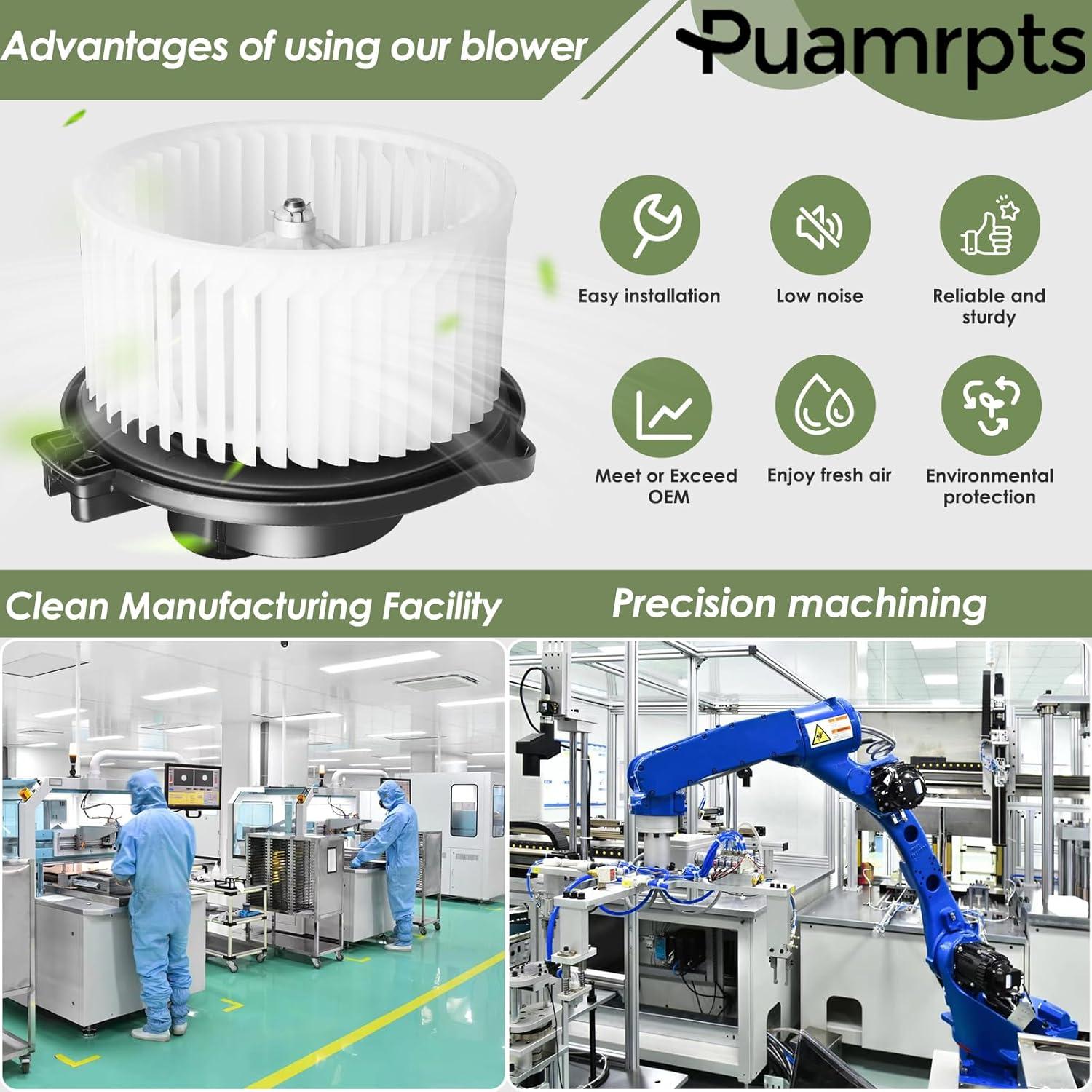 Motor de Soplador de Calefacción PUAMRPTS para Toyota Camry 1997-2001 y Solara 1999-2003