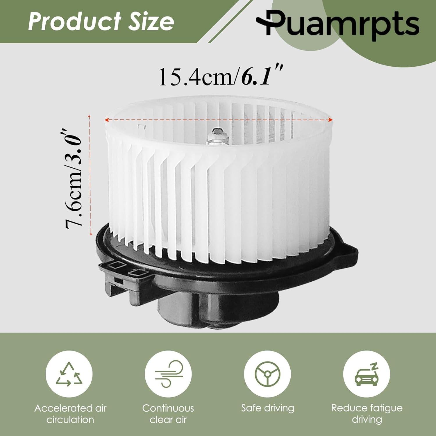 Motor de Soplador de Calefacción PUAMRPTS para Toyota Camry 1997-2001 y Solara 1999-2003