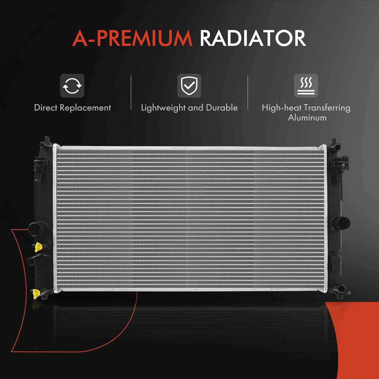 Radiador de Refrigerante A-Premium para Toyota/Lexus 2020-2021