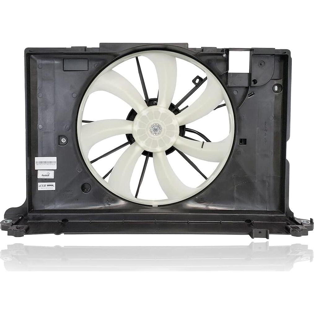 Conjunto Ventilador Doble Radiador y Condensador Cooling Direct Toyota Corolla 1.8L