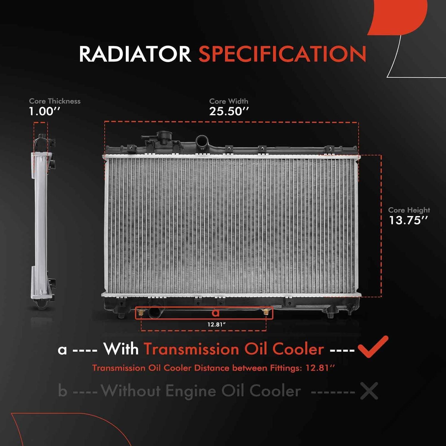 Radiador A-Premium para Toyota Celica 1994-1997 L4 1.8L