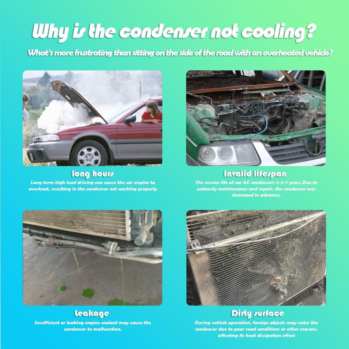 Condensador A/C RAYTEN para Toyota T100 1993-1998