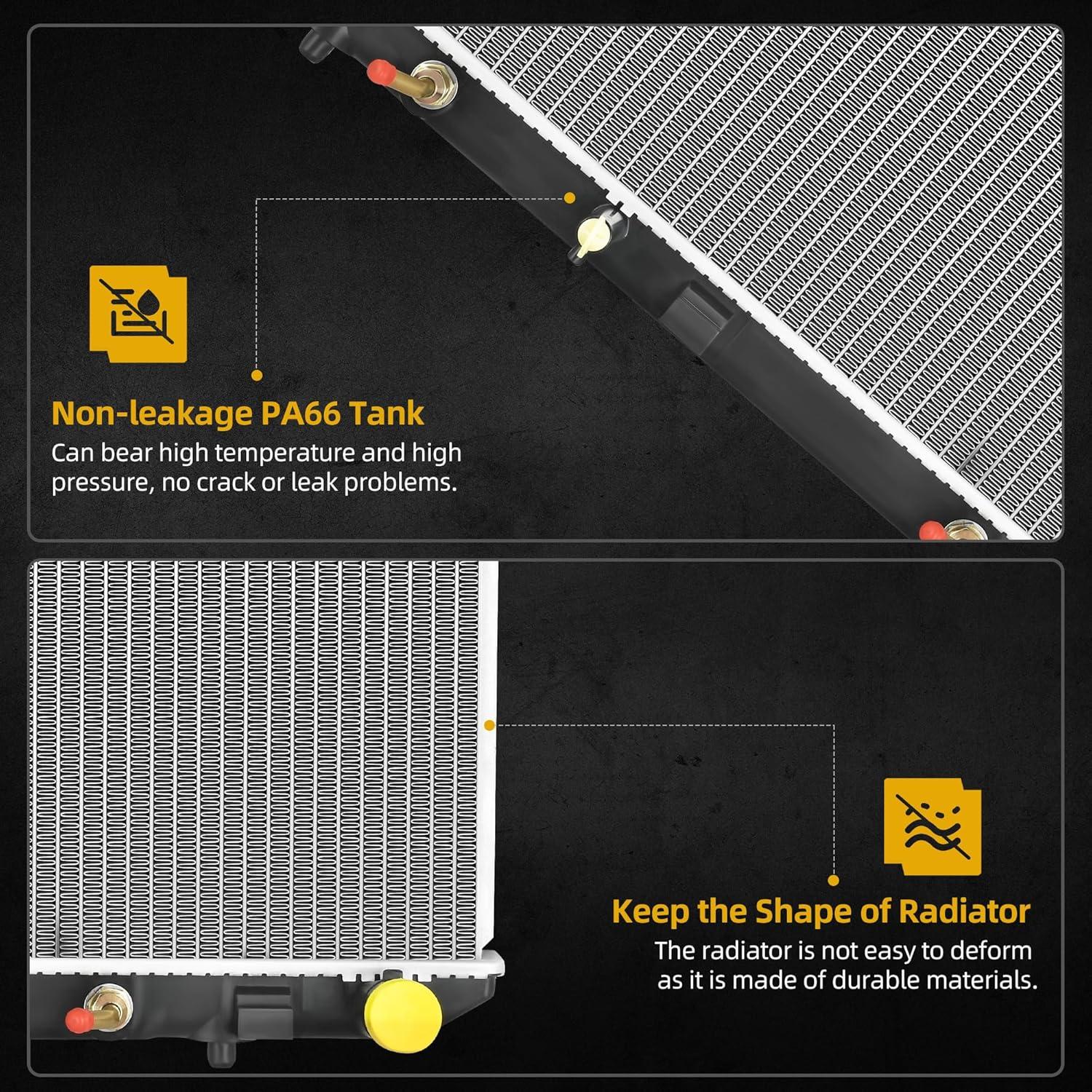 Radiador DWVO para Sienna 2011-2016 y Lexus RX350
