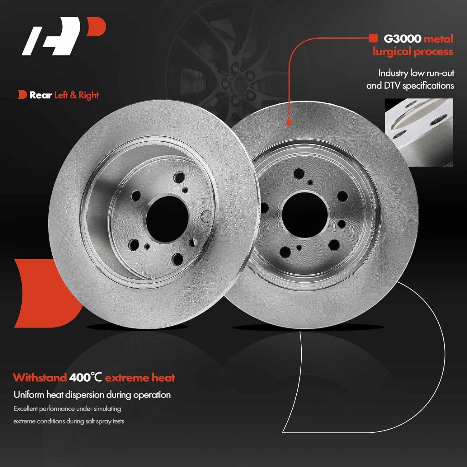 Discos de Freno Sólidos A-Premium 288mm para Toyota/Lexus