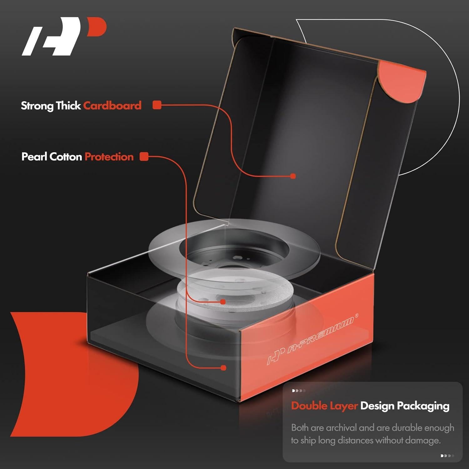 Discos de Freno Sólidos A-Premium 288mm para Toyota/Lexus