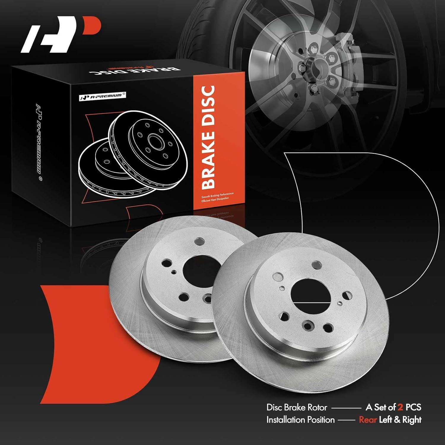 Discos de Freno Sólidos A-Premium 288mm para Toyota/Lexus