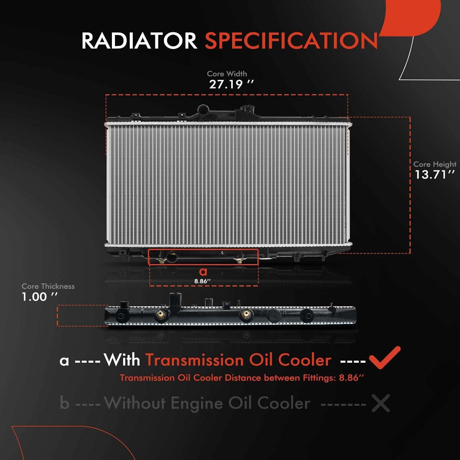 Conjunto Radiador A-Premium con Enfriador de Aceite Toyota