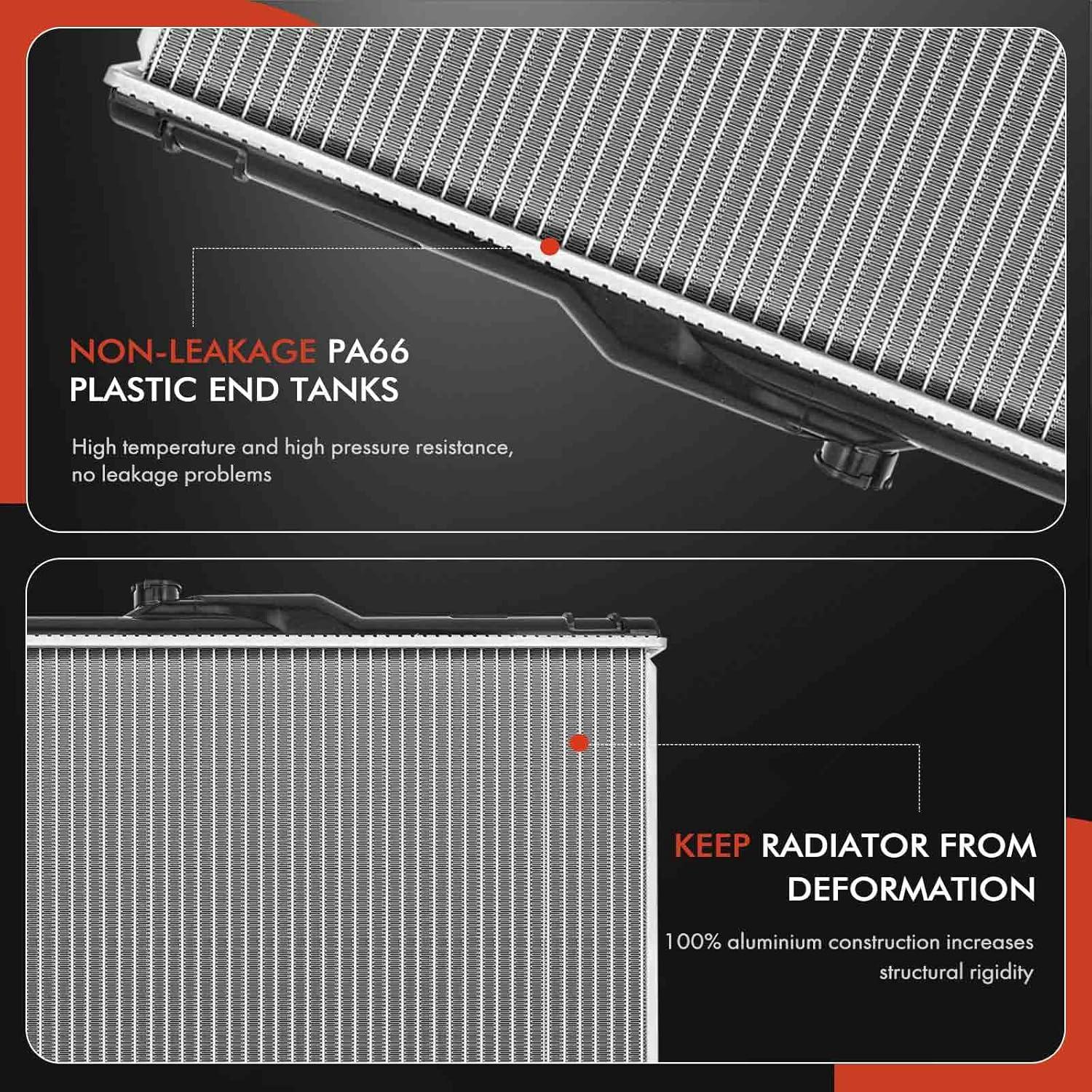 Conjunto Radiador A-Premium con Enfriador de Aceite Toyota