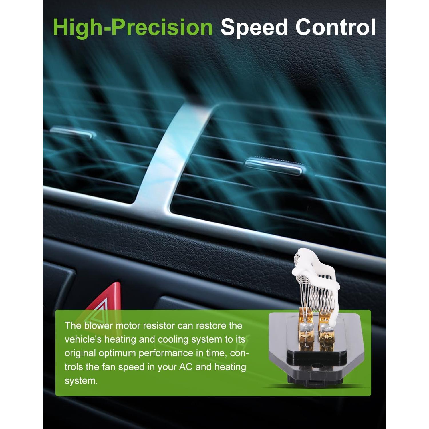 Resistor Motor Ventilador Calefacción SCITOO para Acura Honda