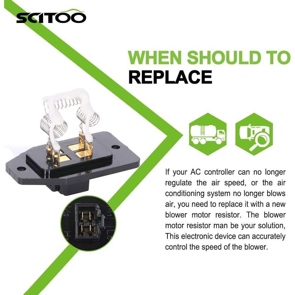 Resistor Motor Ventilador Calefacción SCITOO para Acura Honda