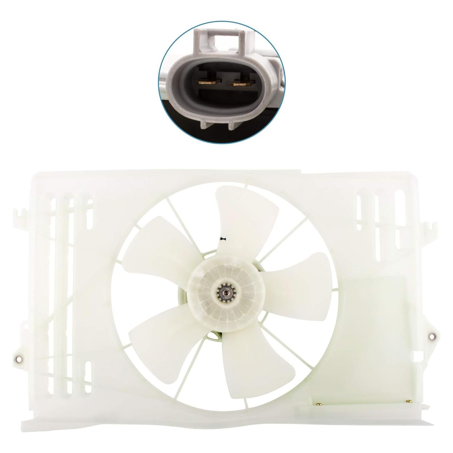 Ventilador de Radiador MYSMOT para Pontiac Vibe y Toyota Corolla
