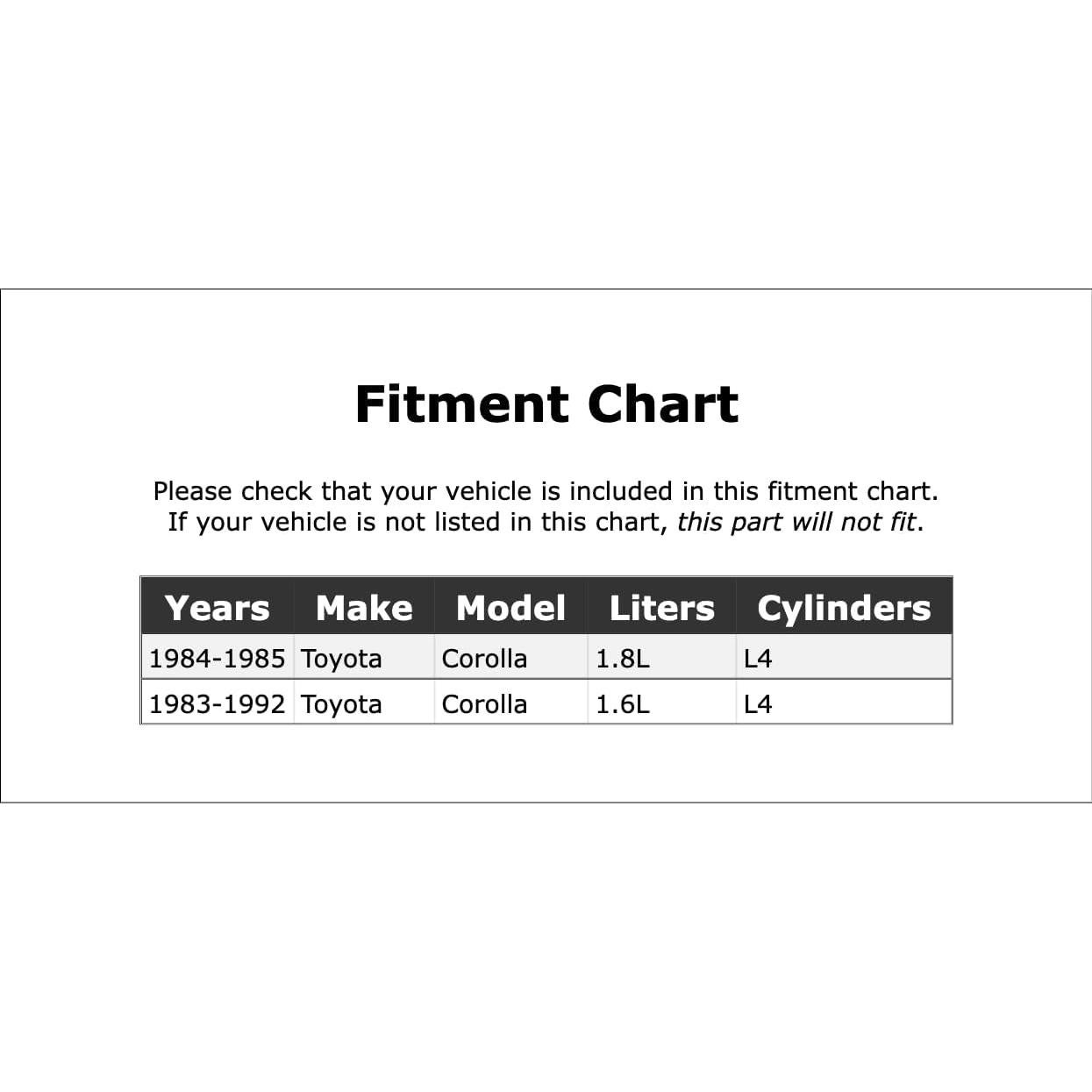 Adaptador Refrigeración Toyota Corolla 1983-1992 PartCatalog