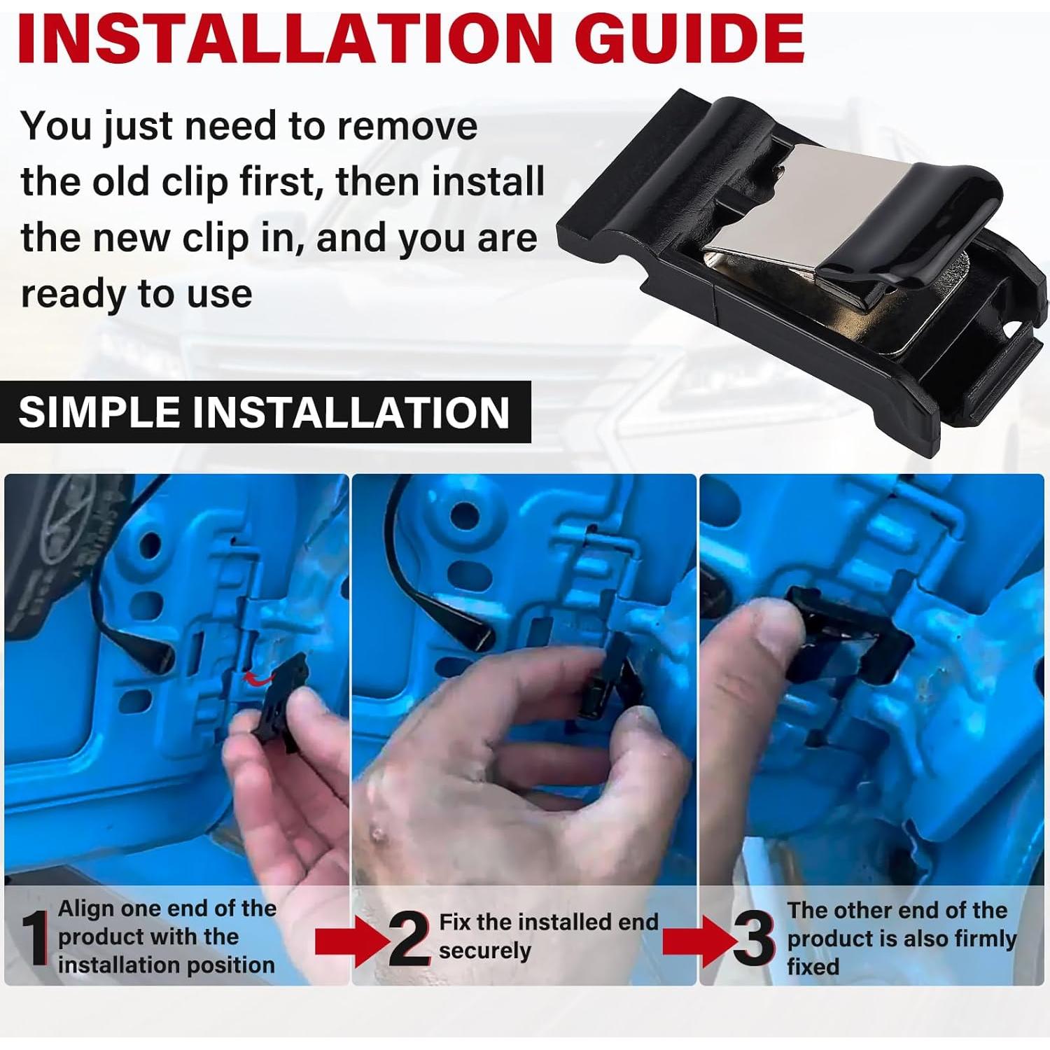 Clip de resorte de puerta de combustible Motofoal 77360-35040