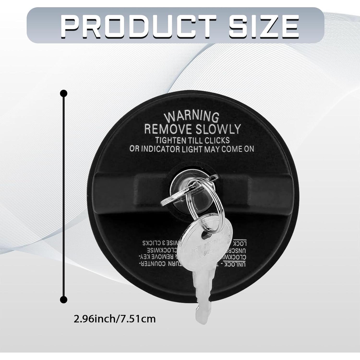 Tapa de Gas de Bloqueo KUQUTIDY para Toyota Honda Chevy