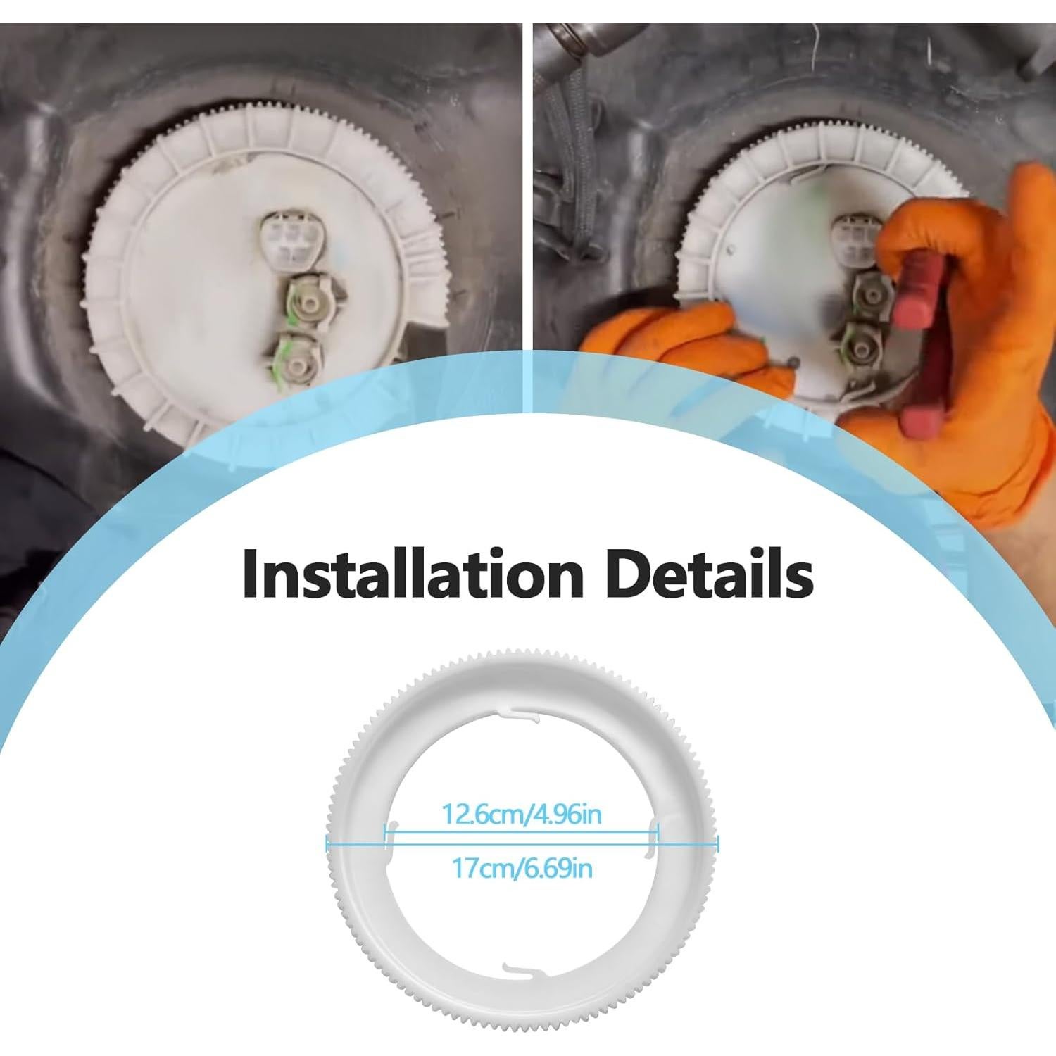 Retenedor de anillo de bloqueo Quealzara para bomba Toyota