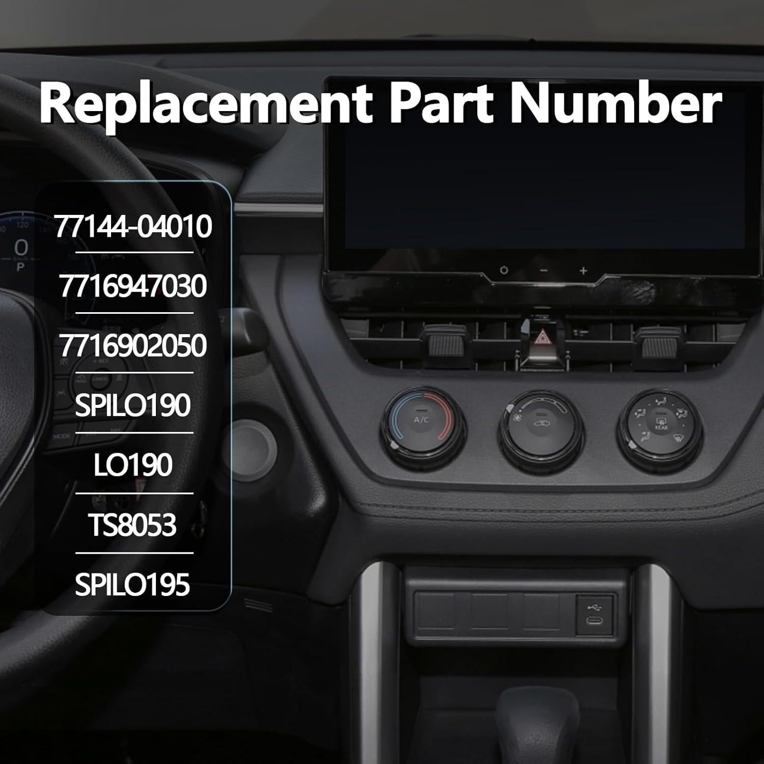 Retenedor de anillo de bloqueo Quealzara para bomba Toyota