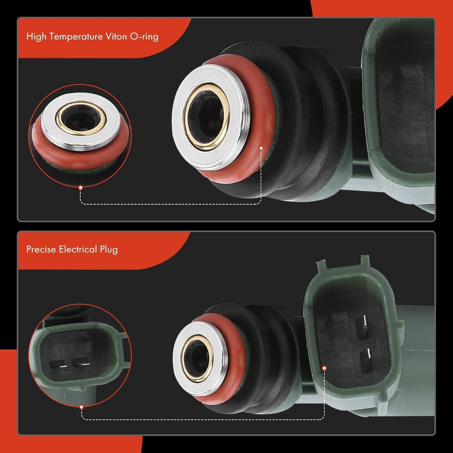 Inyectores de Combustible A-Premium para Toyota y Chevrolet, Juego de 4