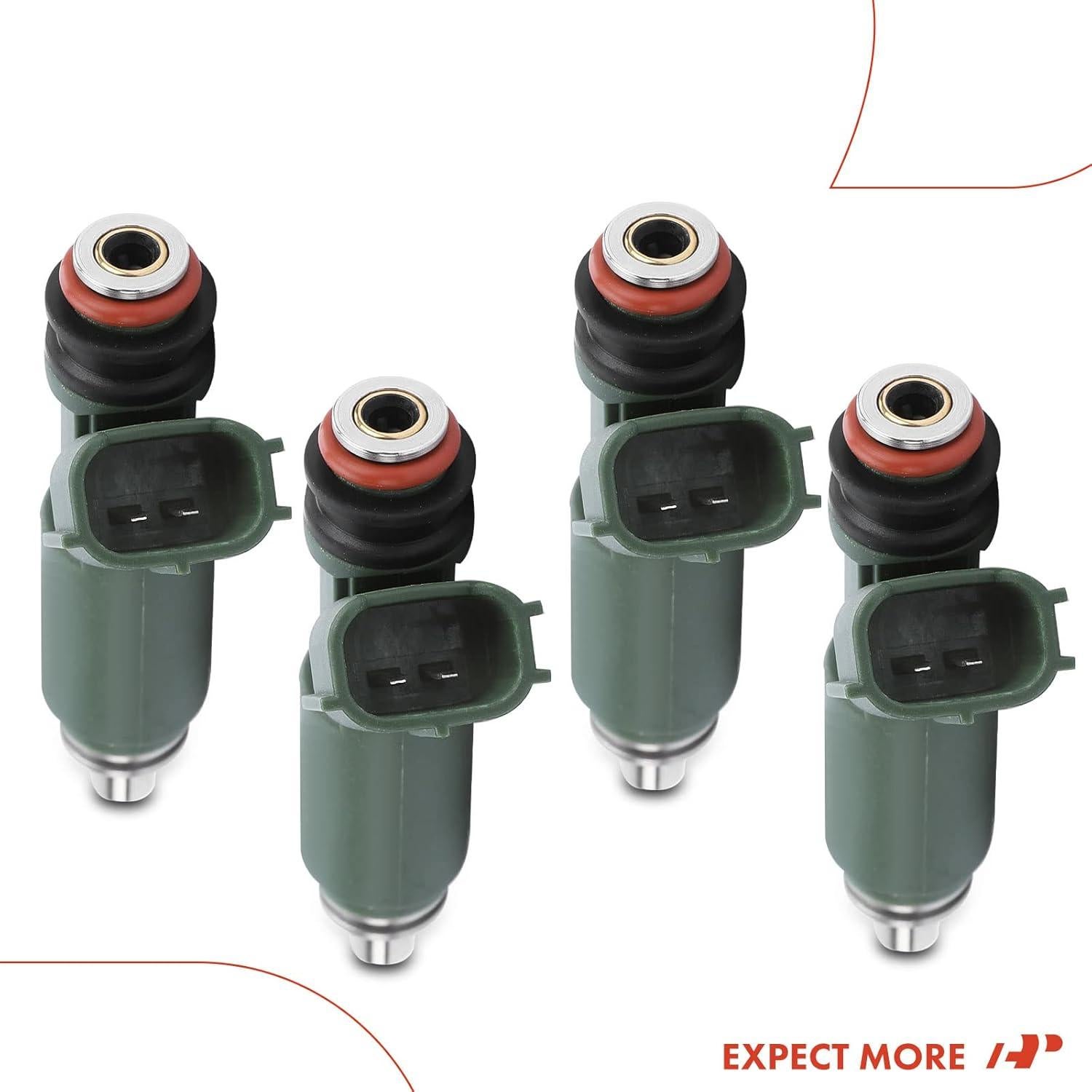 Inyectores de Combustible A-Premium para Toyota y Chevrolet, Juego de 4