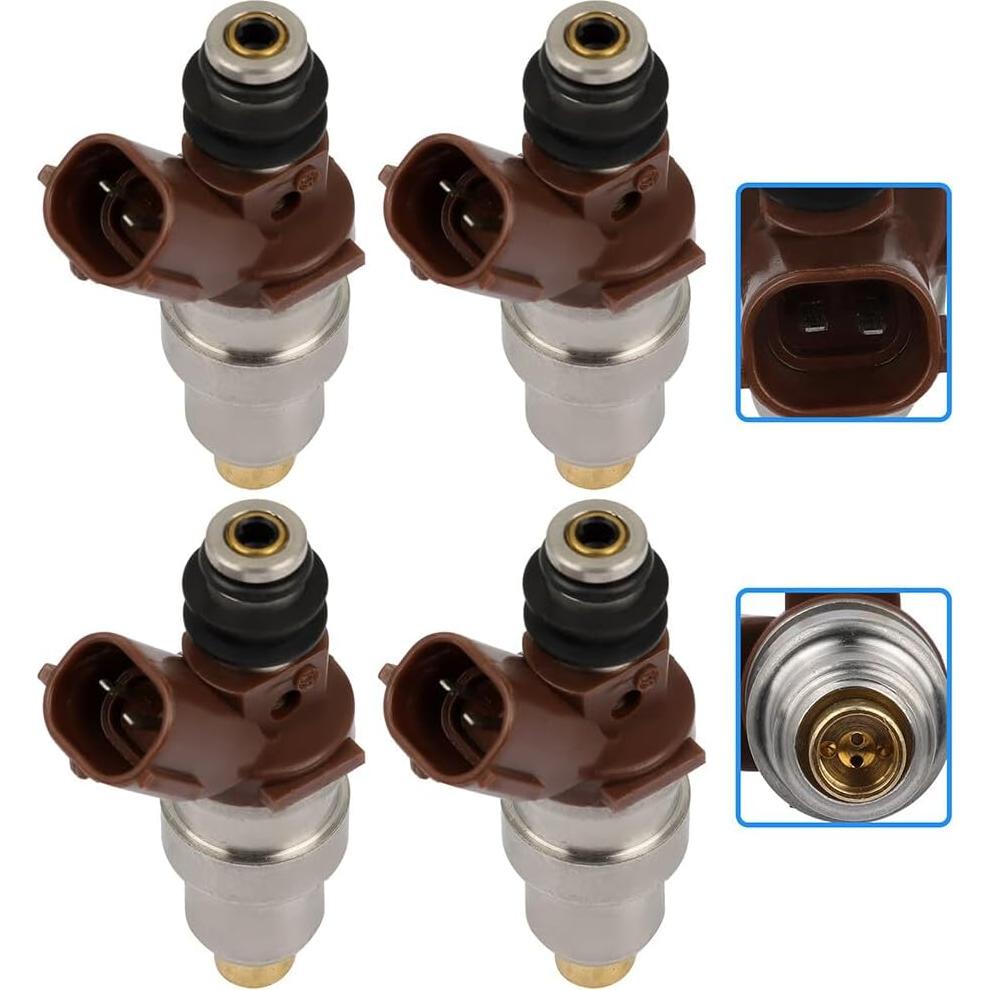 Inyectores de Combustible INEEDUP 4Pcs 2 Agujeros 23250-75050