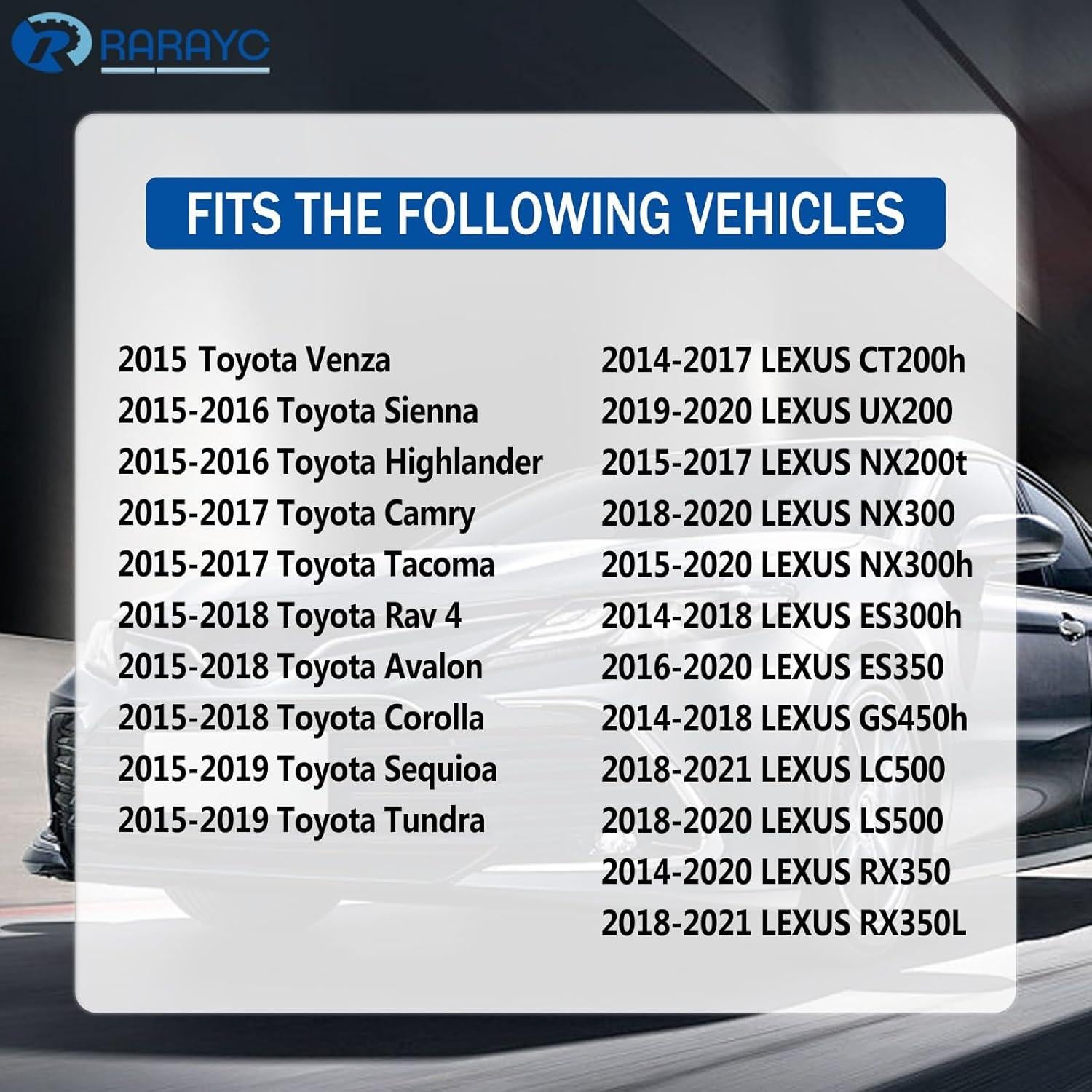 Tapa de Gas RARAYC 77300-07030 para Toyota y Lexus