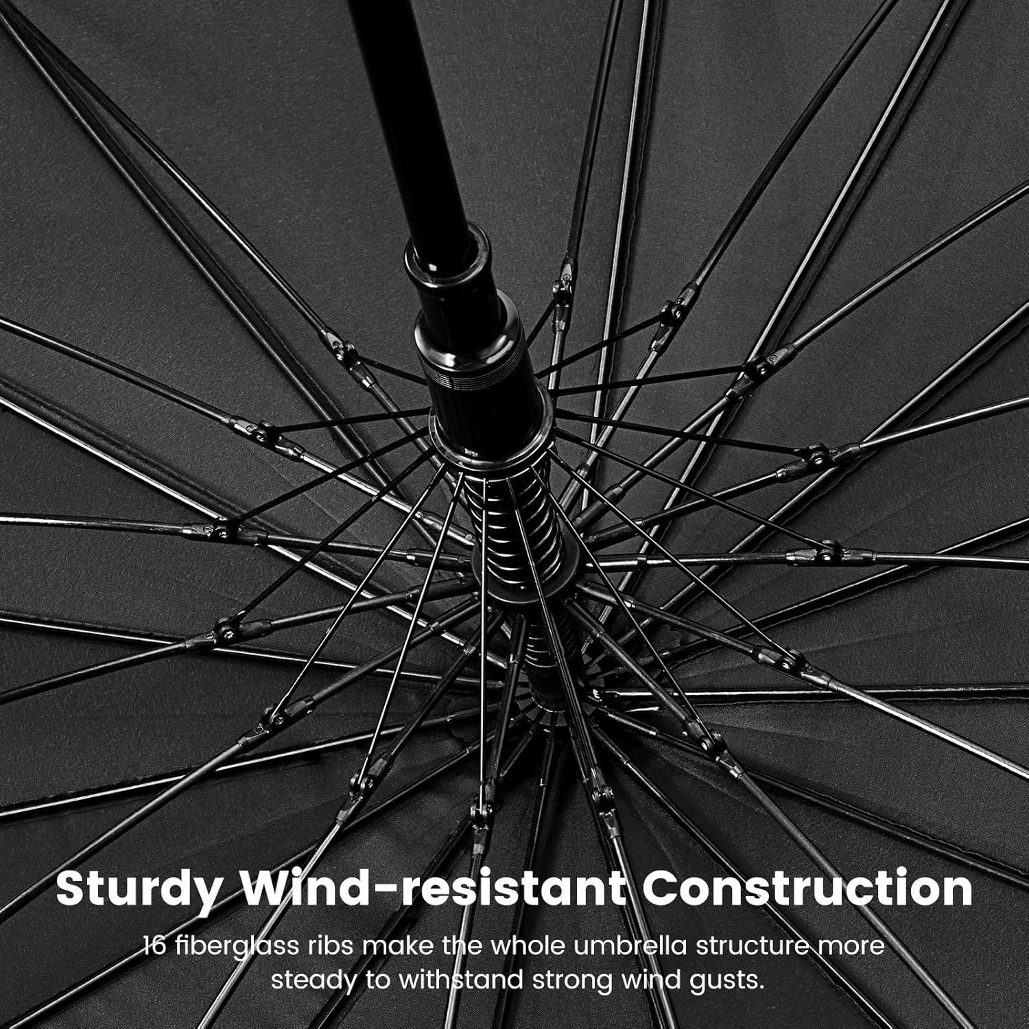 Paraguas Grande G4Free Automático 137 cm a Prueba de Viento