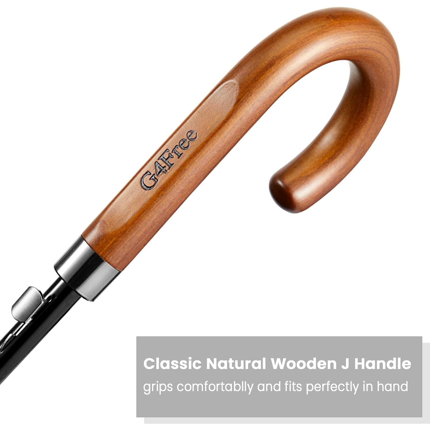 Paraguas Grande G4Free Automático 137 cm a Prueba de Viento