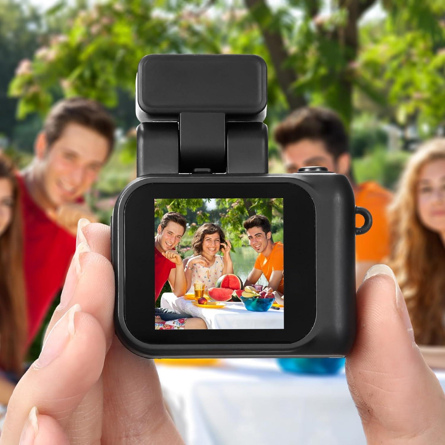 Mini Cámara Digital en Llavero Relaxweex 1080p Negra 16GB