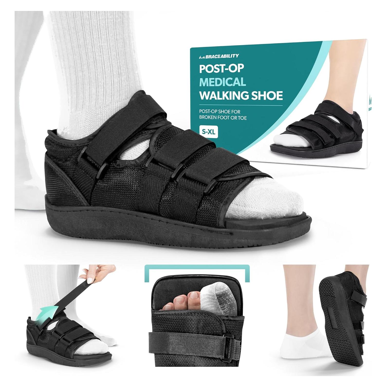 Zapato Postoperatorio Ortopédico BraceAbility Femenino S