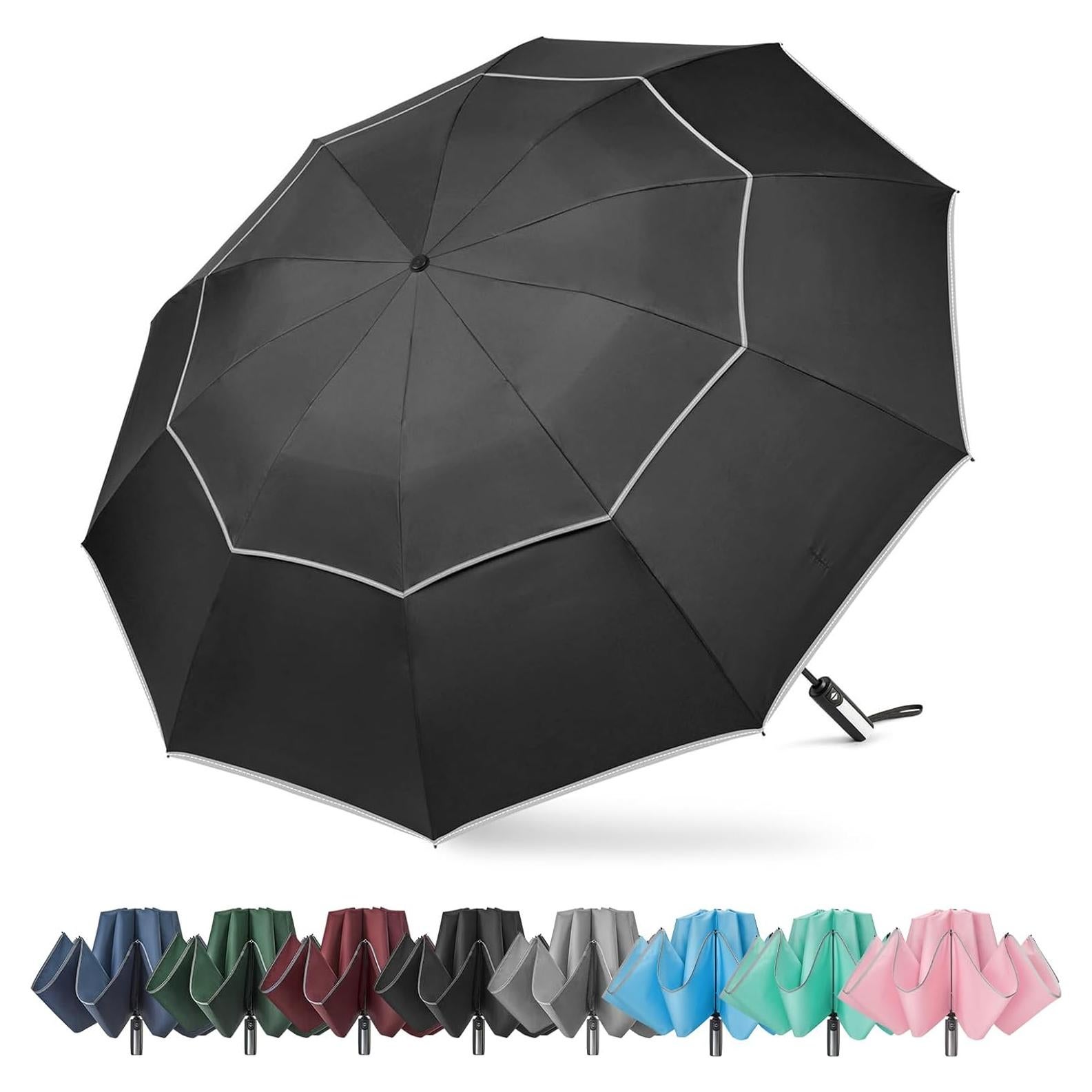 Paraguas Invertido G4Free 157 cm Automático a Prueba de Viento