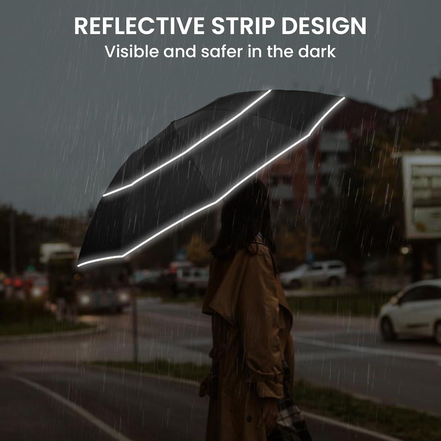 Paraguas Invertido G4Free 157 cm Automático a Prueba de Viento