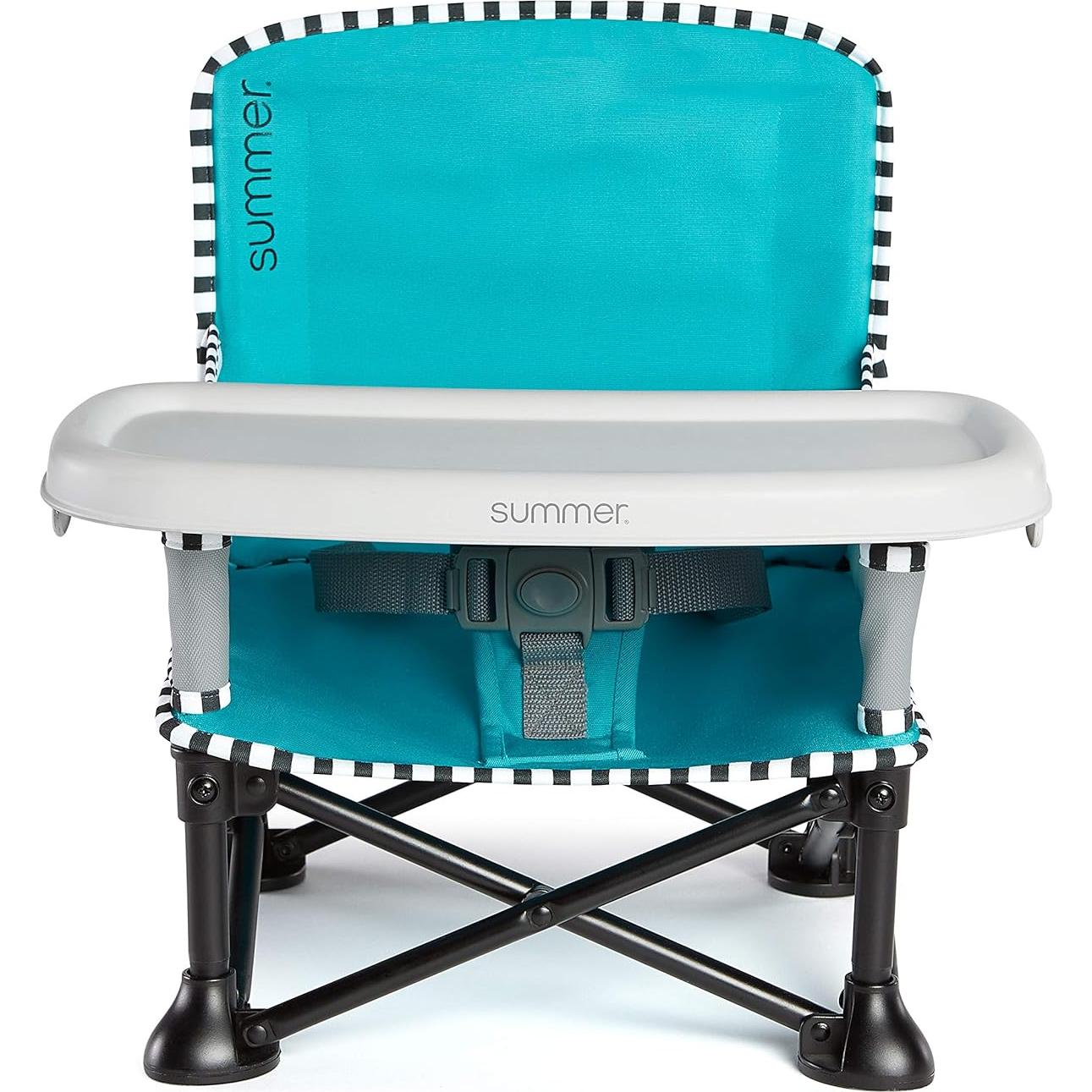 Silla Aumentadora Portátil Bright Starts Pop 'N Sit Aqua